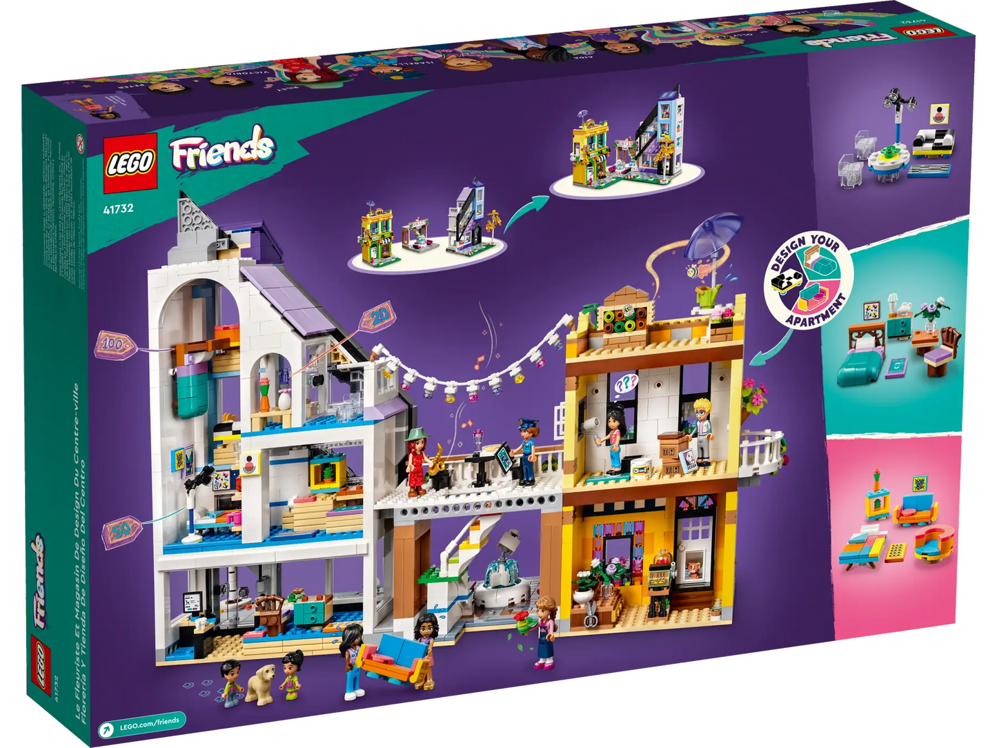 LEGO Friends 41732 Downtown Flower and Design Stores