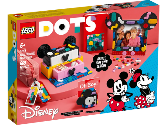 LEGO Dots 41964 Disney Mickey & Minnie Mouse Back to School Project Box