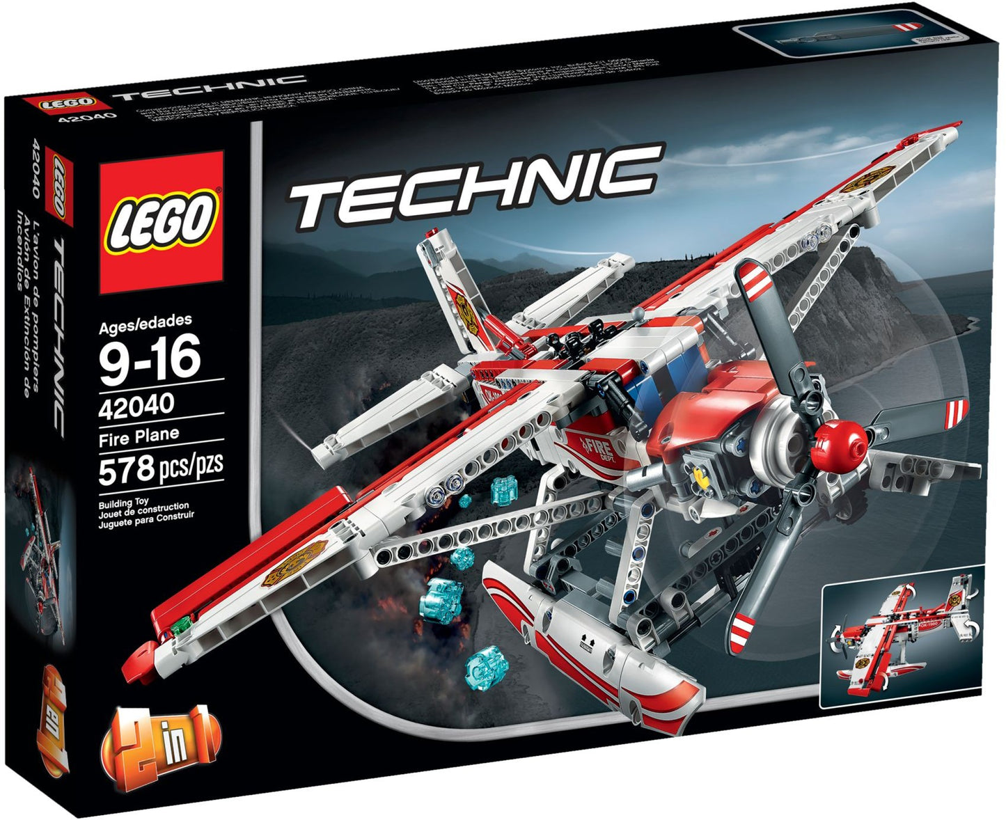 LEGO Technic 42040 Fire Plane