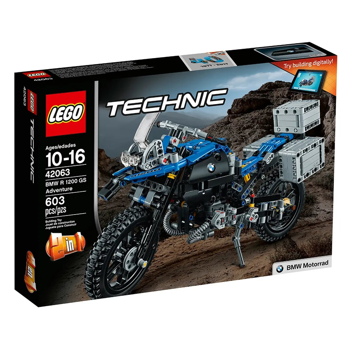 LEGO Technic 42063 BMW R1200 GS Adventure