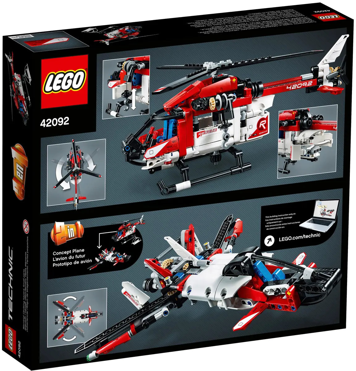 LEGO Technic 42092 Rescue Helicopter