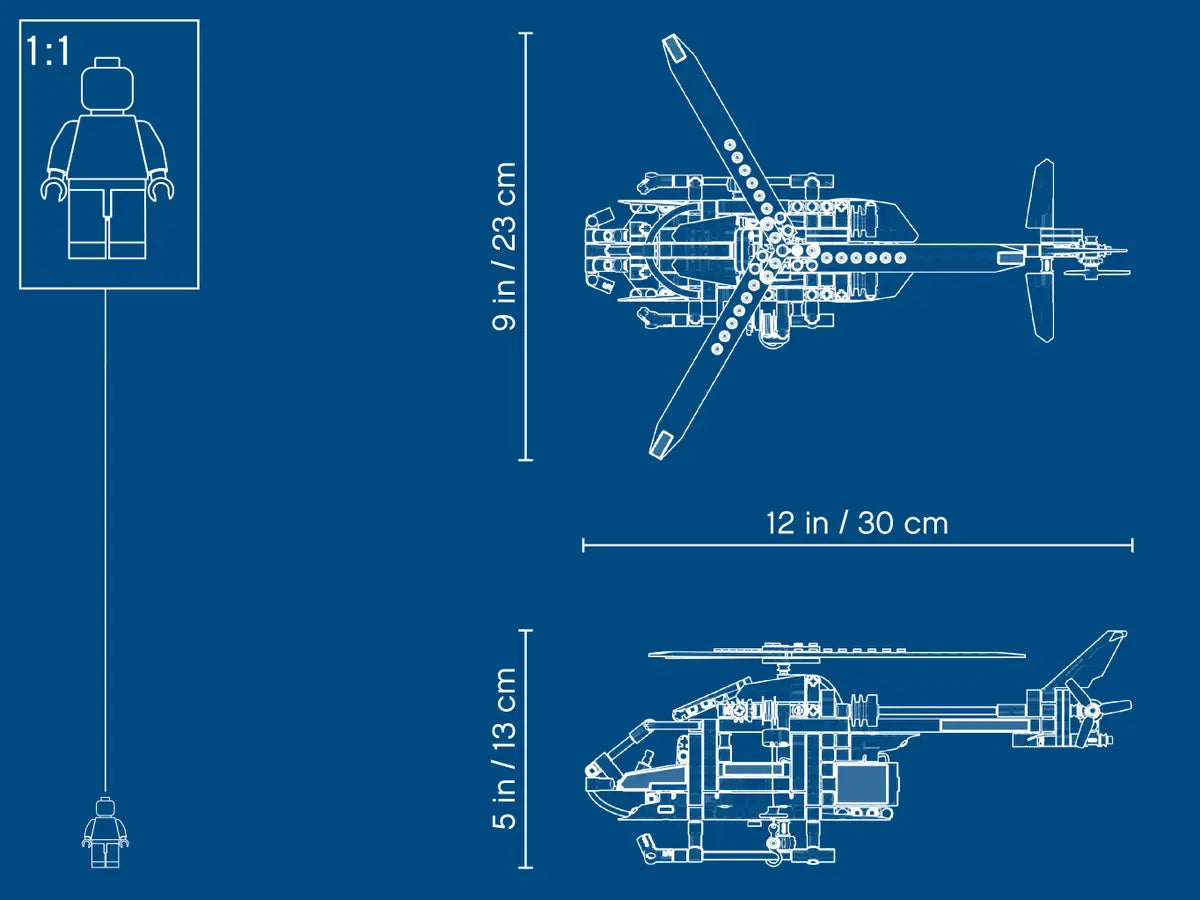 LEGO Technic 42092 Rescue Helicopter