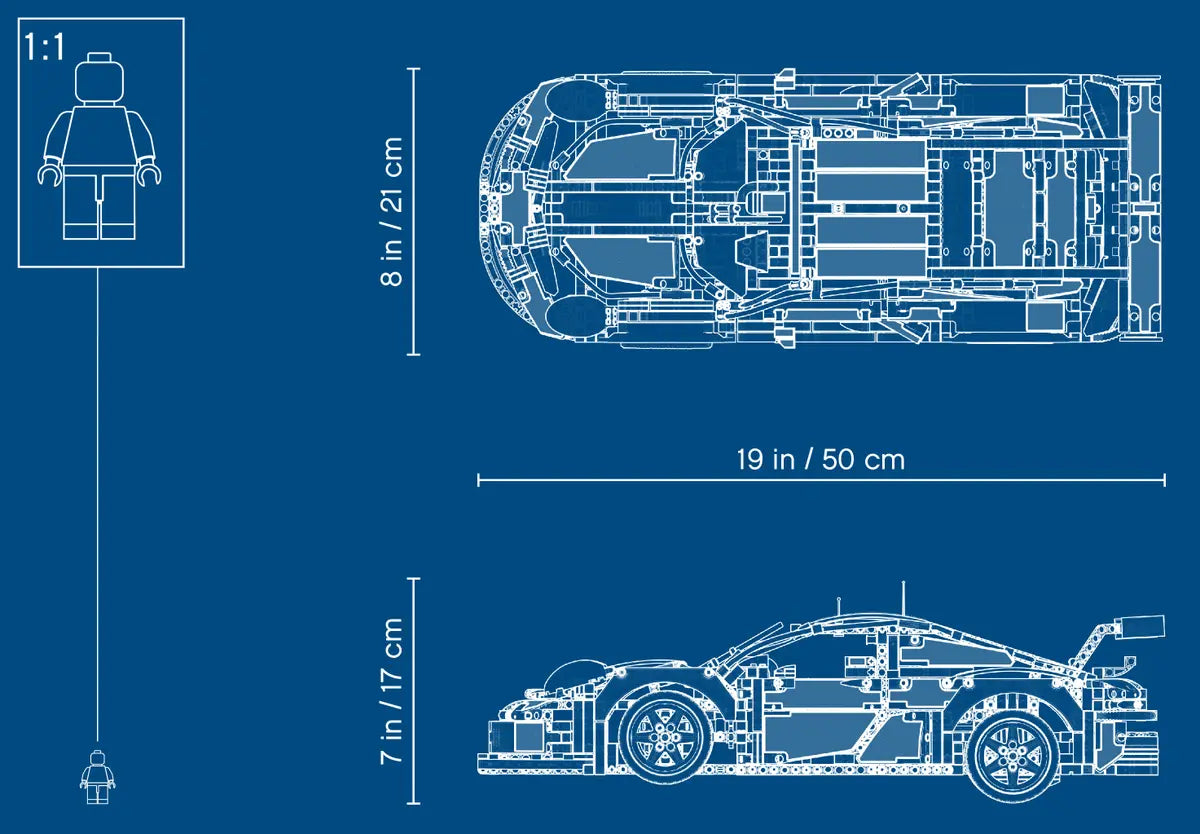 LEGO Technic 42096 Porsche 911 RSR