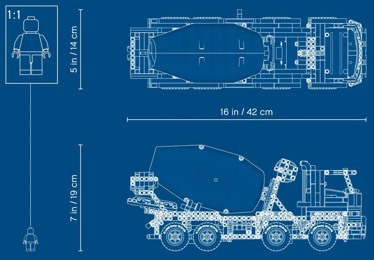 LEGO Technic 42112 Concrete Mixer Truck