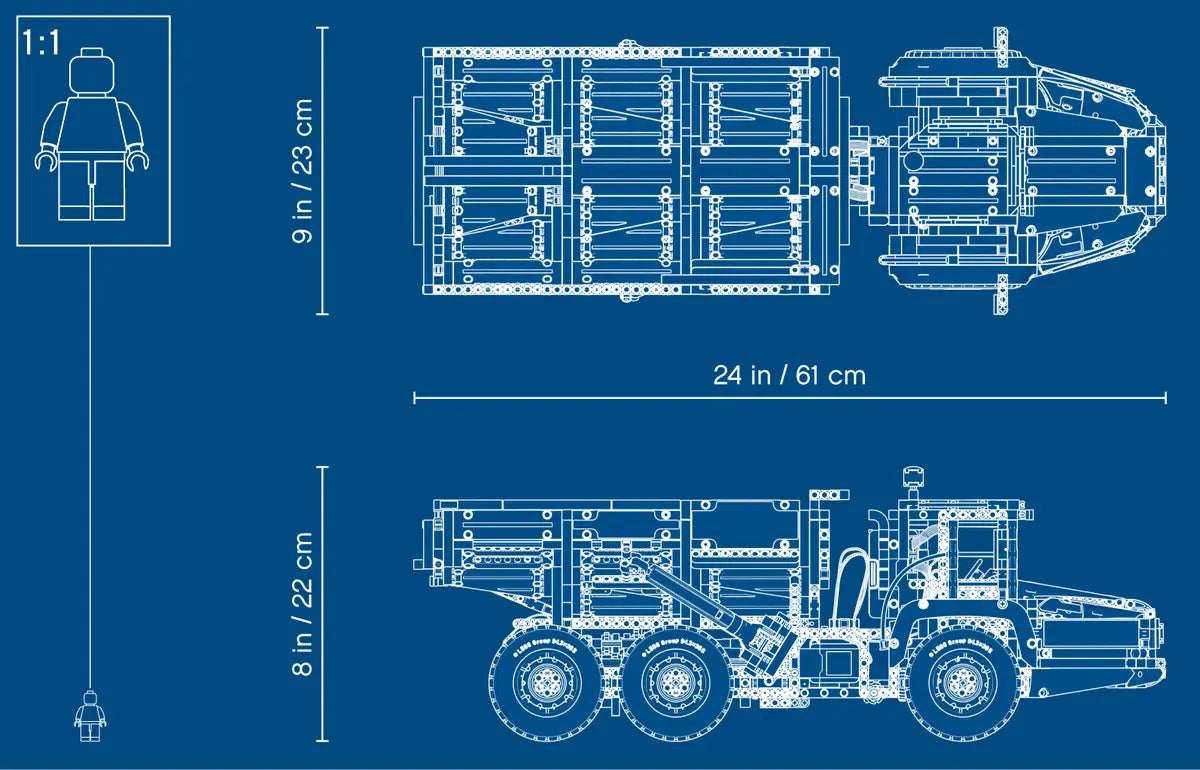 LEGO Technic 42114 6x6 Volvo Articulated Hauler