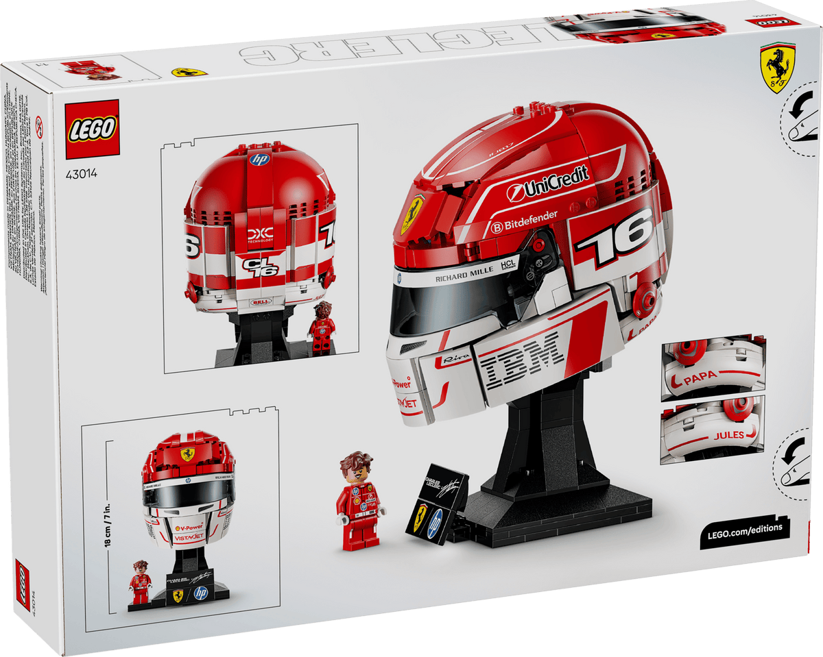 LEGO Editions 43014 Scuderia Ferrari HP Charles Leclerc Helmet