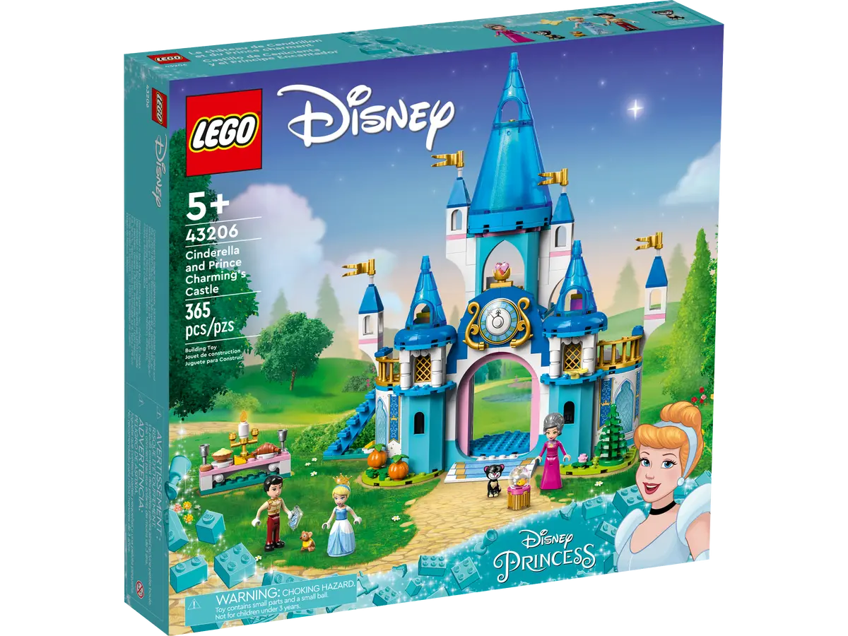 LEGO Disney 43206 Cinderella and Prince Charming's Castle