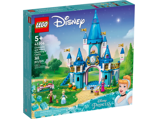 LEGO Disney 43206 Cinderella and Prince Charming's Castle