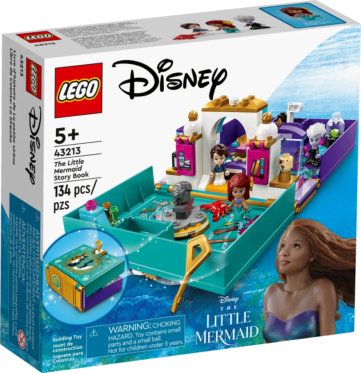 LEGO Disney 43213 The Little Mermaid Story Book