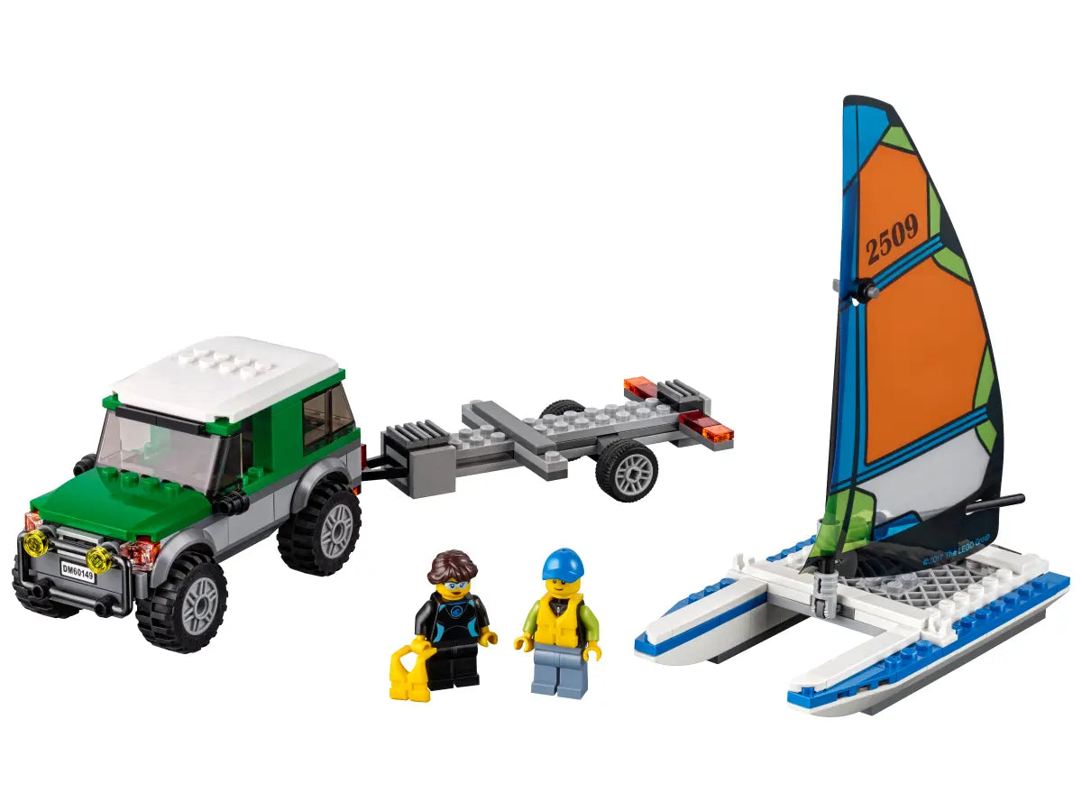 LEGO City 60149 Great Vehicles 4x4 with Catamaran