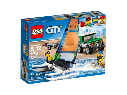 LEGO City 60149 Great Vehicles 4x4 with Catamaran