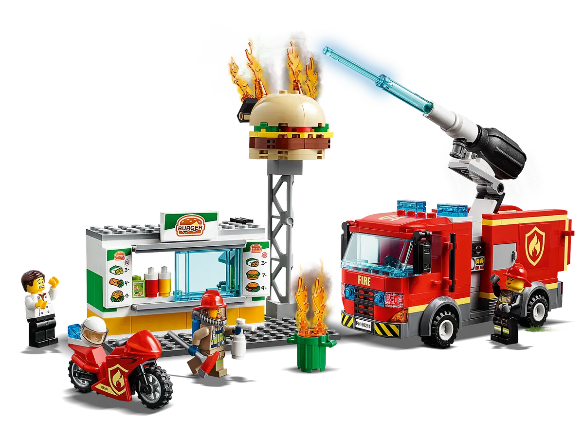 LEGO City 60214 Burger Bar Fire Rescue