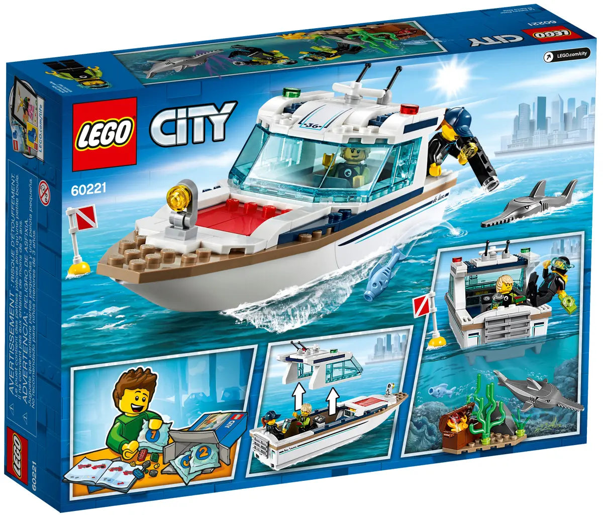 LEGO City 60221 Diving Yacht