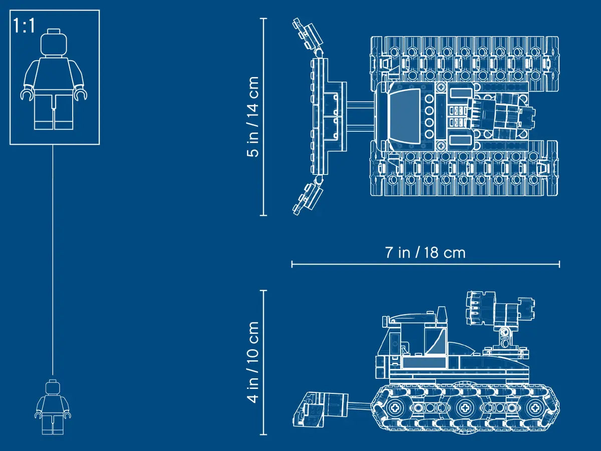 LEGO City 60222 Snow Groomer