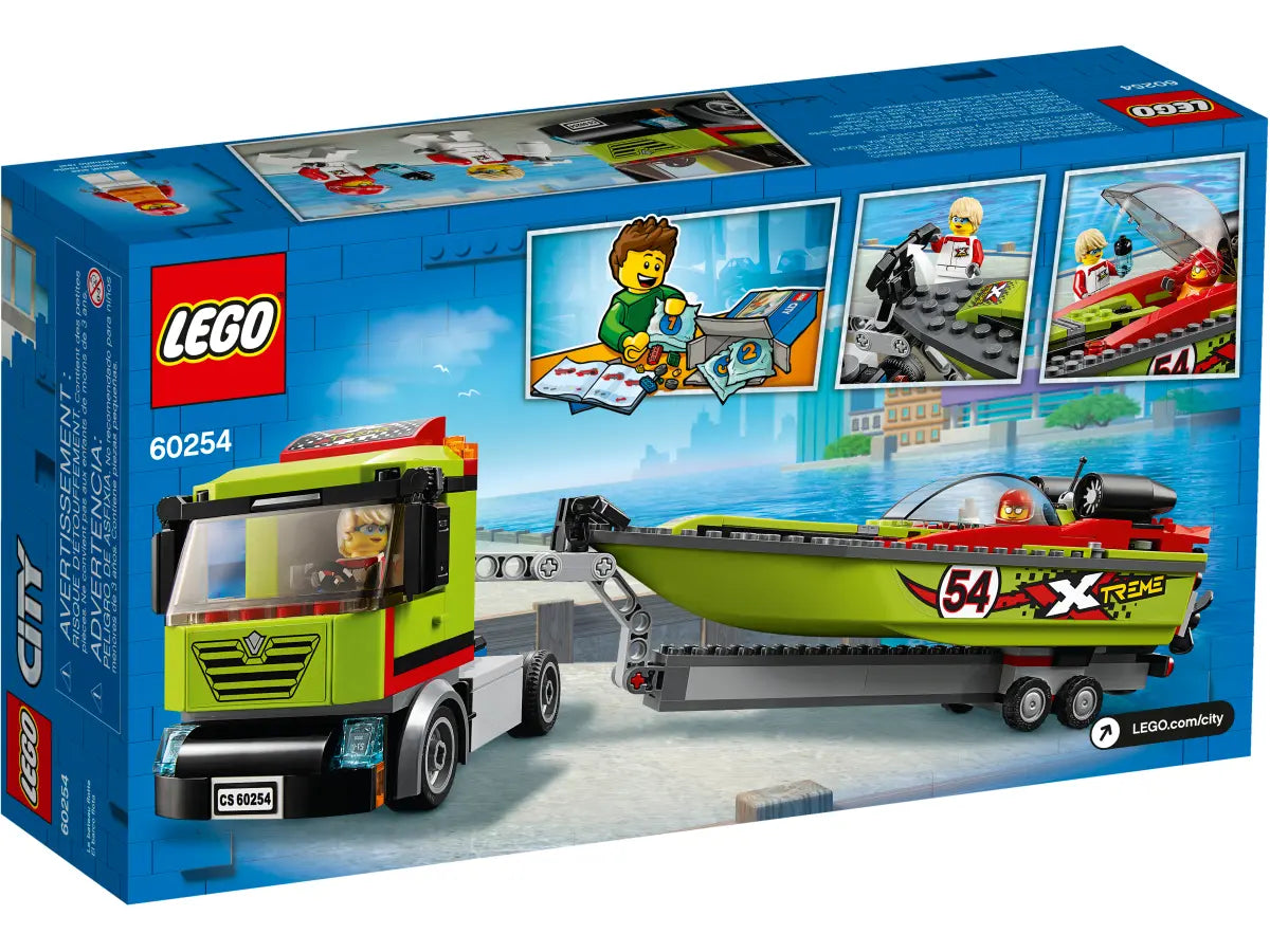 LEGO City 60254 Race Boat Transporter