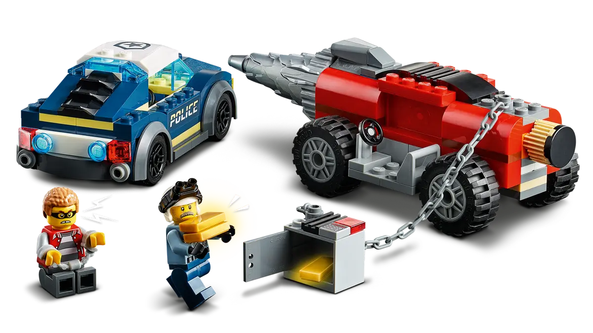 LEGO City 60273 Police Driller Chase