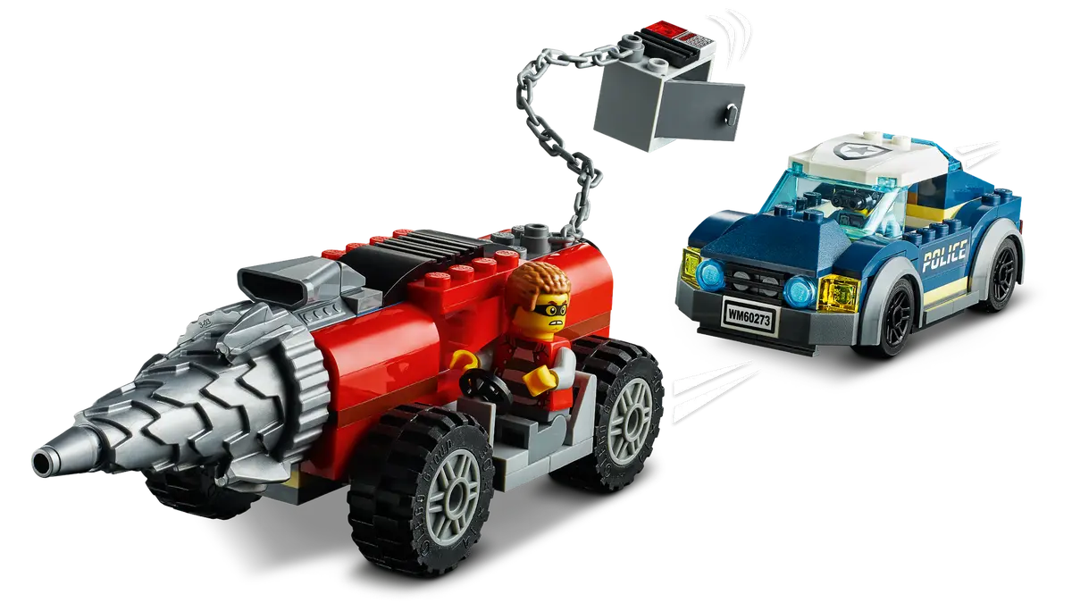 LEGO City 60273 Police Driller Chase