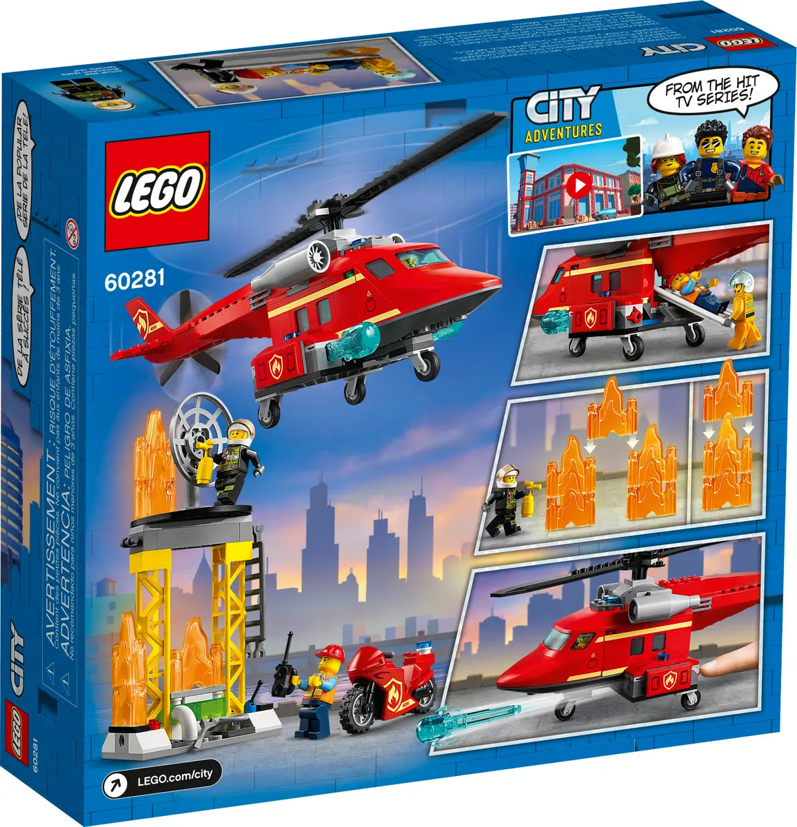 LEGO City 60281 Fire Helicopter Rescue