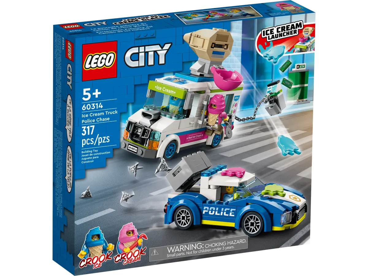 LEGO City 60314 Ice Cream Truck Police Chase