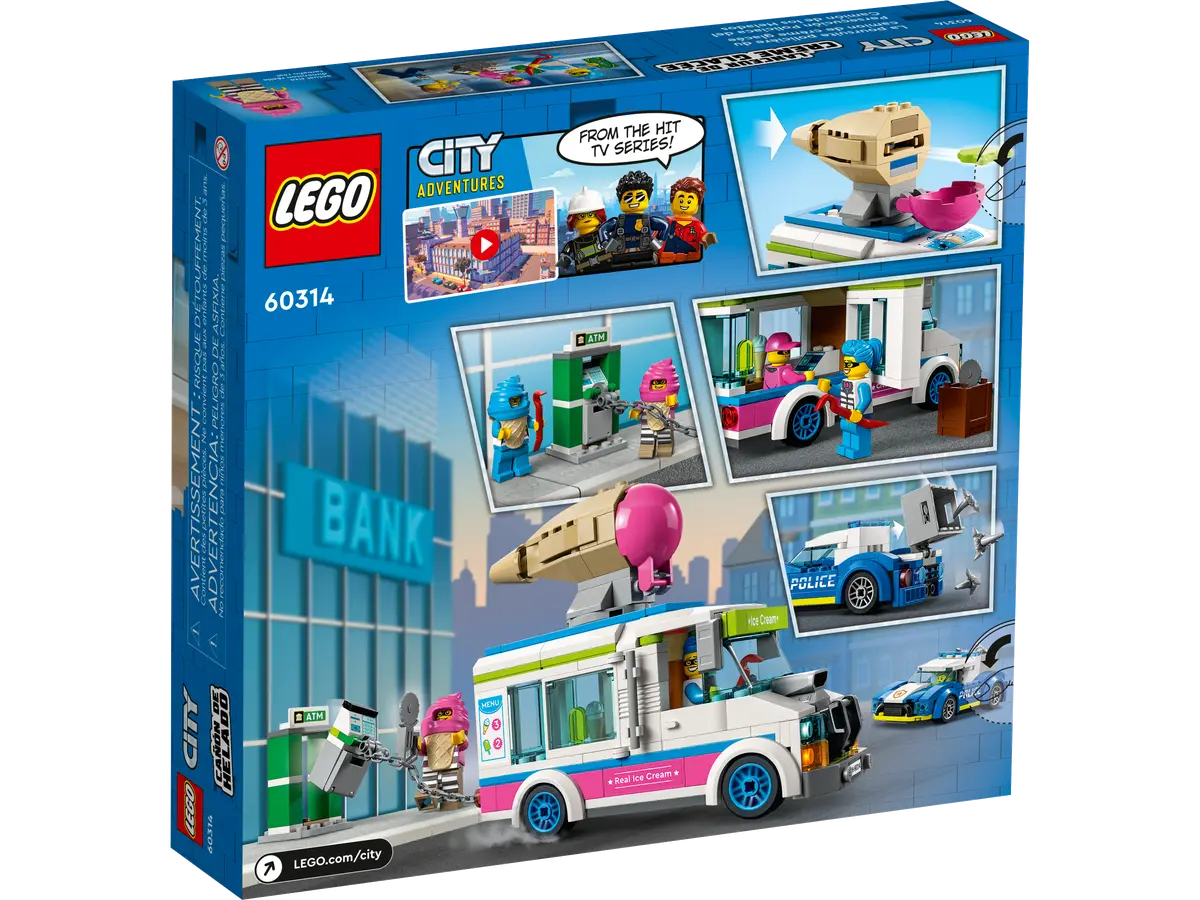 LEGO City 60314 Ice Cream Truck Police Chase