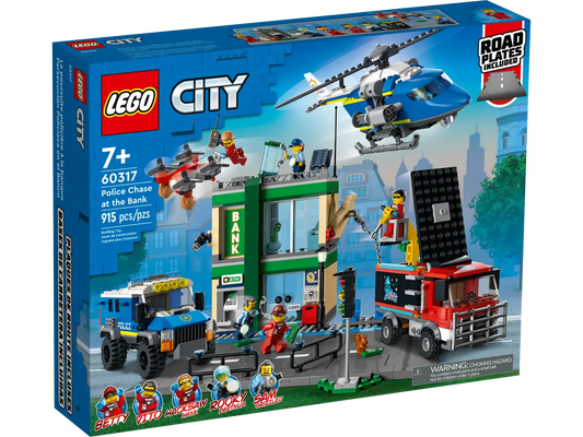 LEGO City 60317 City Bank Police Chase