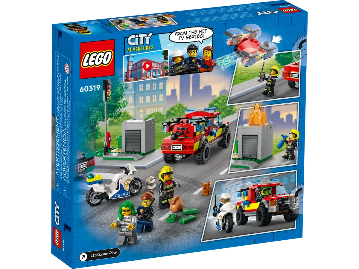 LEGO City 60319 Fire Rescue & Police Chase