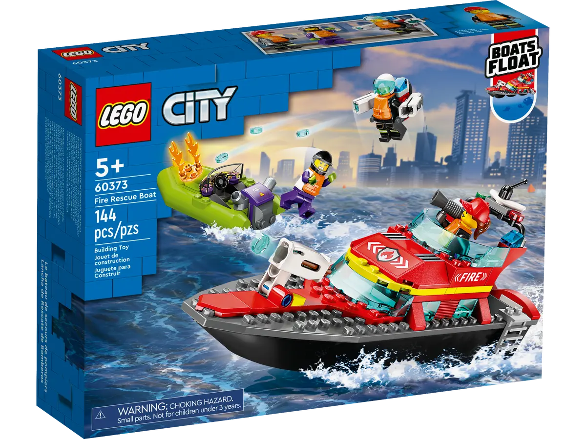 LEGO City 60373 Fire Rescue Boat