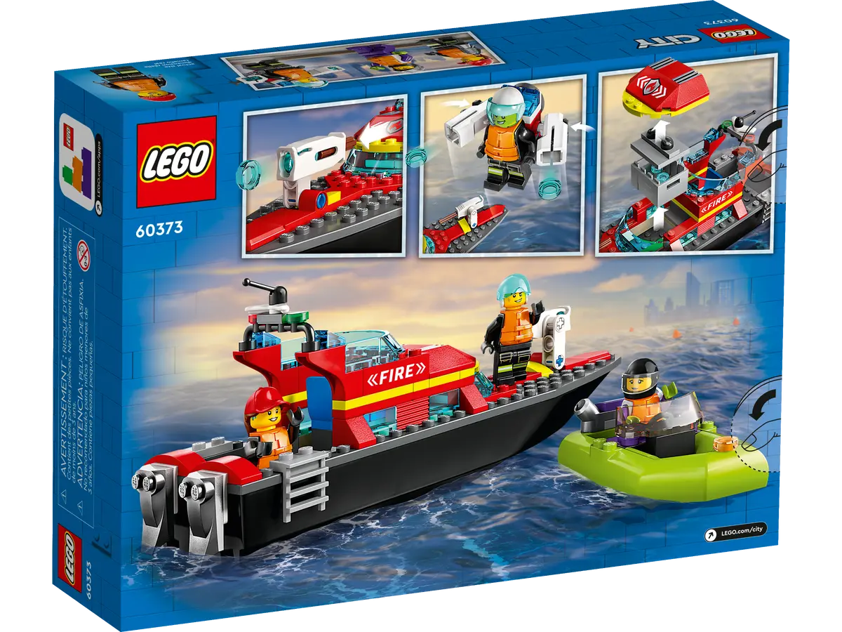 LEGO City 60373 Fire Rescue Boat