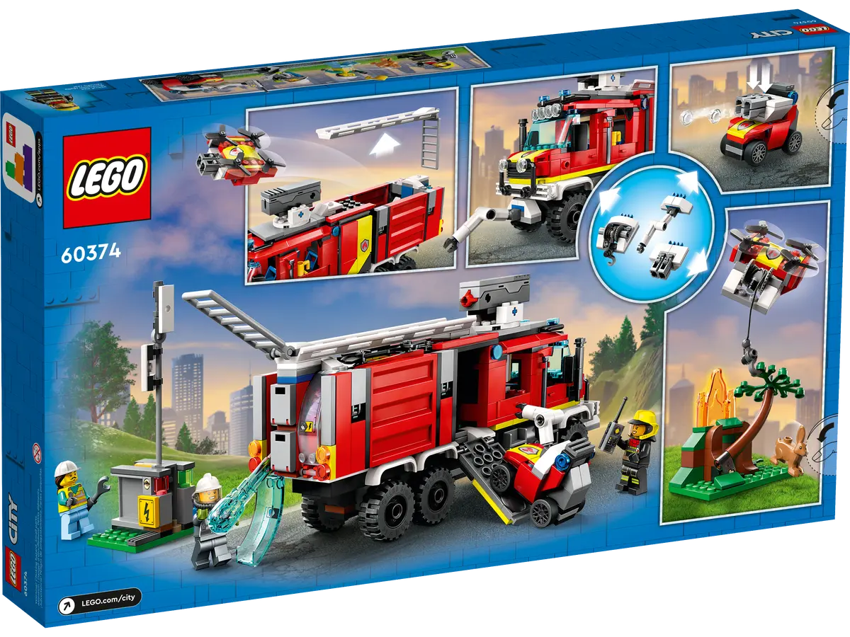 LEGO City 60374 City Fire Command Truck