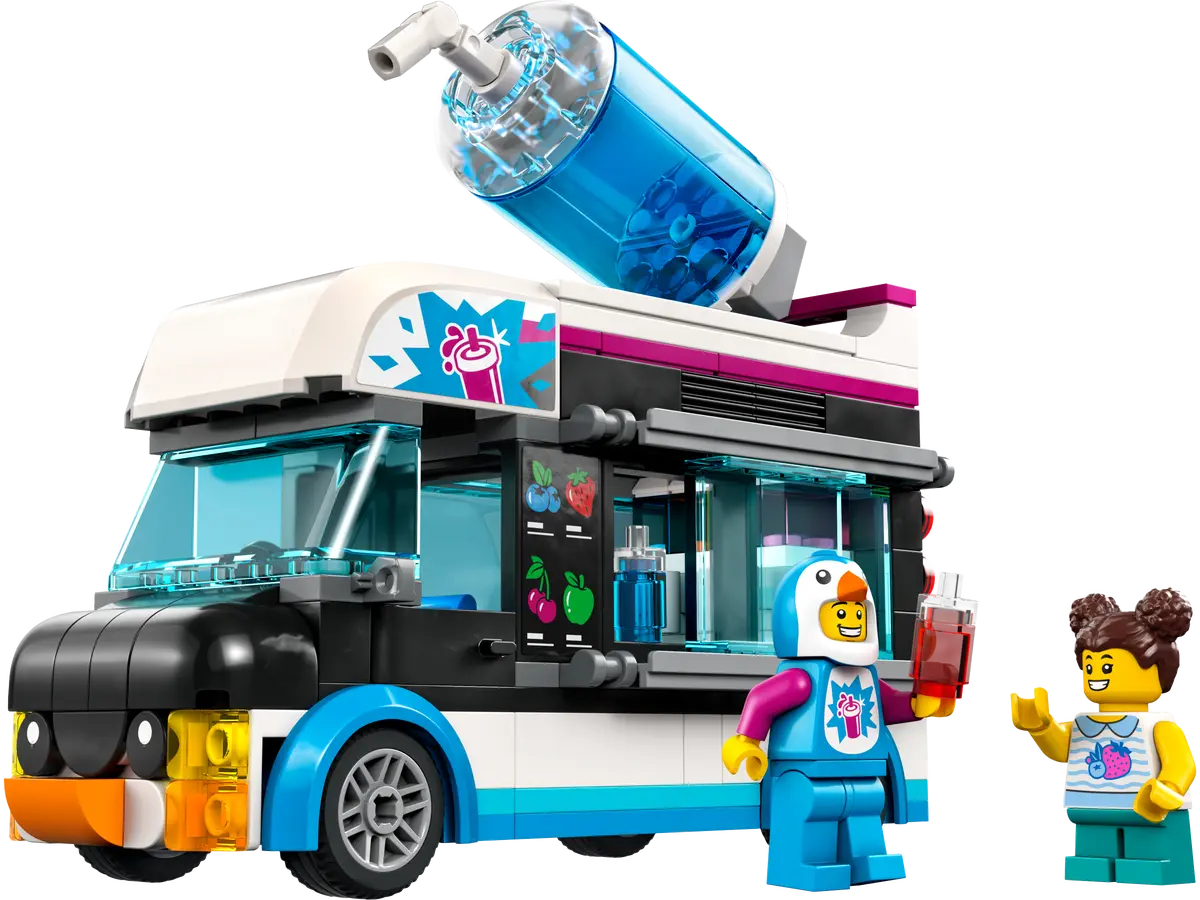 LEGO City 60384 Penguin Slushy Van