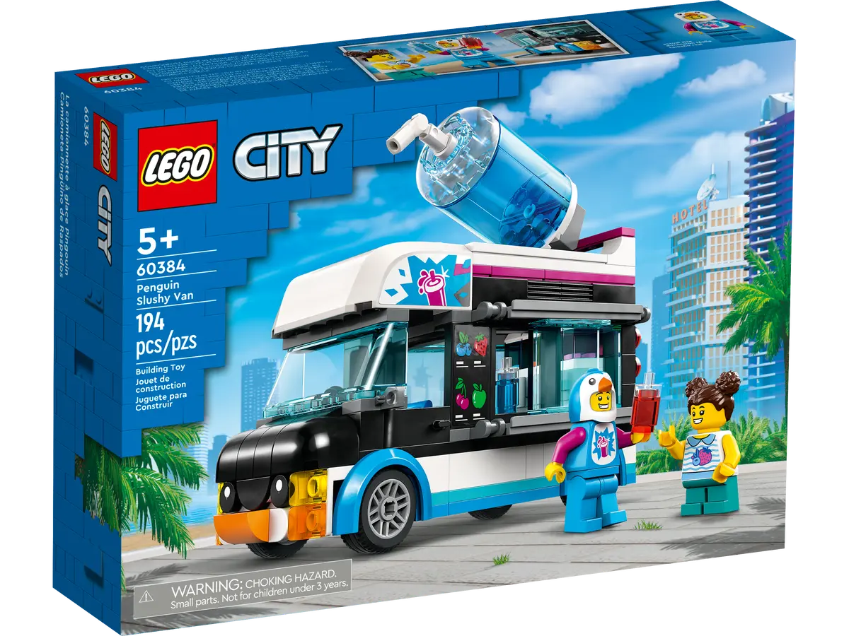 LEGO City 60384 Penguin Slushy Van