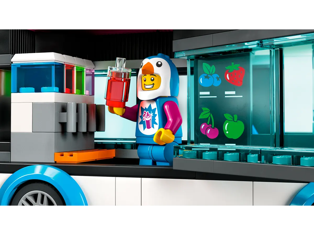 LEGO City 60384 Penguin Slushy Van