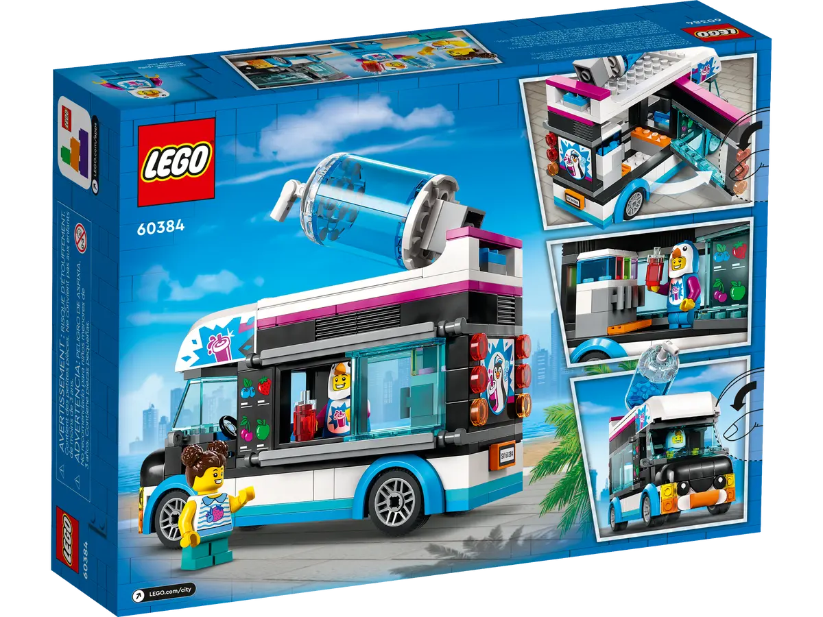 LEGO City 60384 Penguin Slushy Van