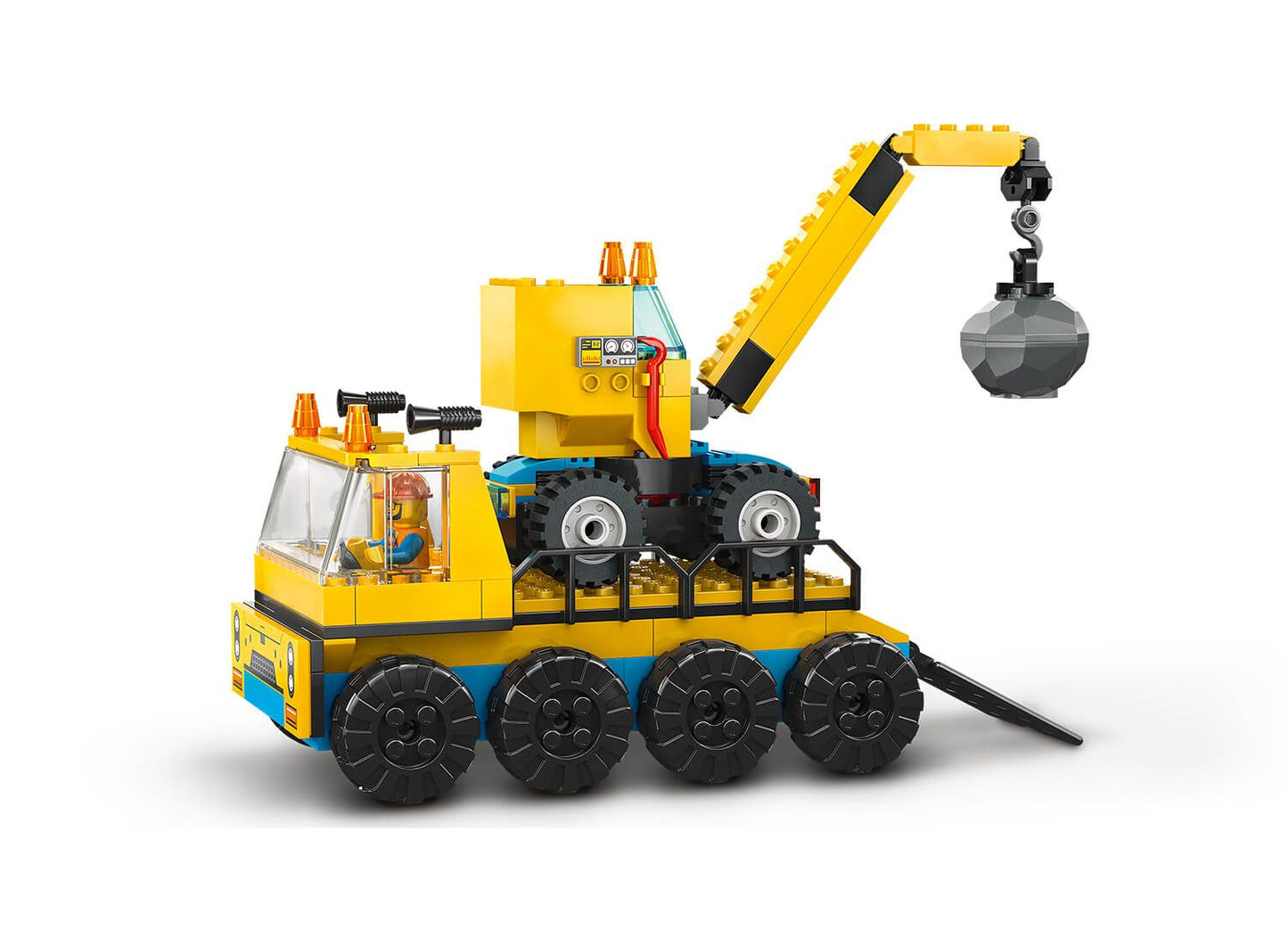 LEGO City 60391 Construction Trucks and Wrecking Ball Crane