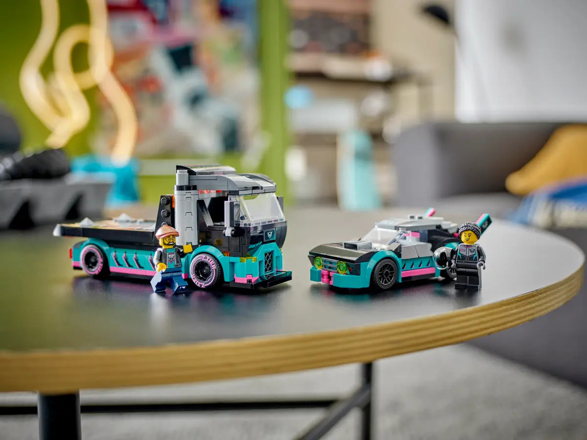 LEGO City 60406 Race Car and Car Carrier Truck