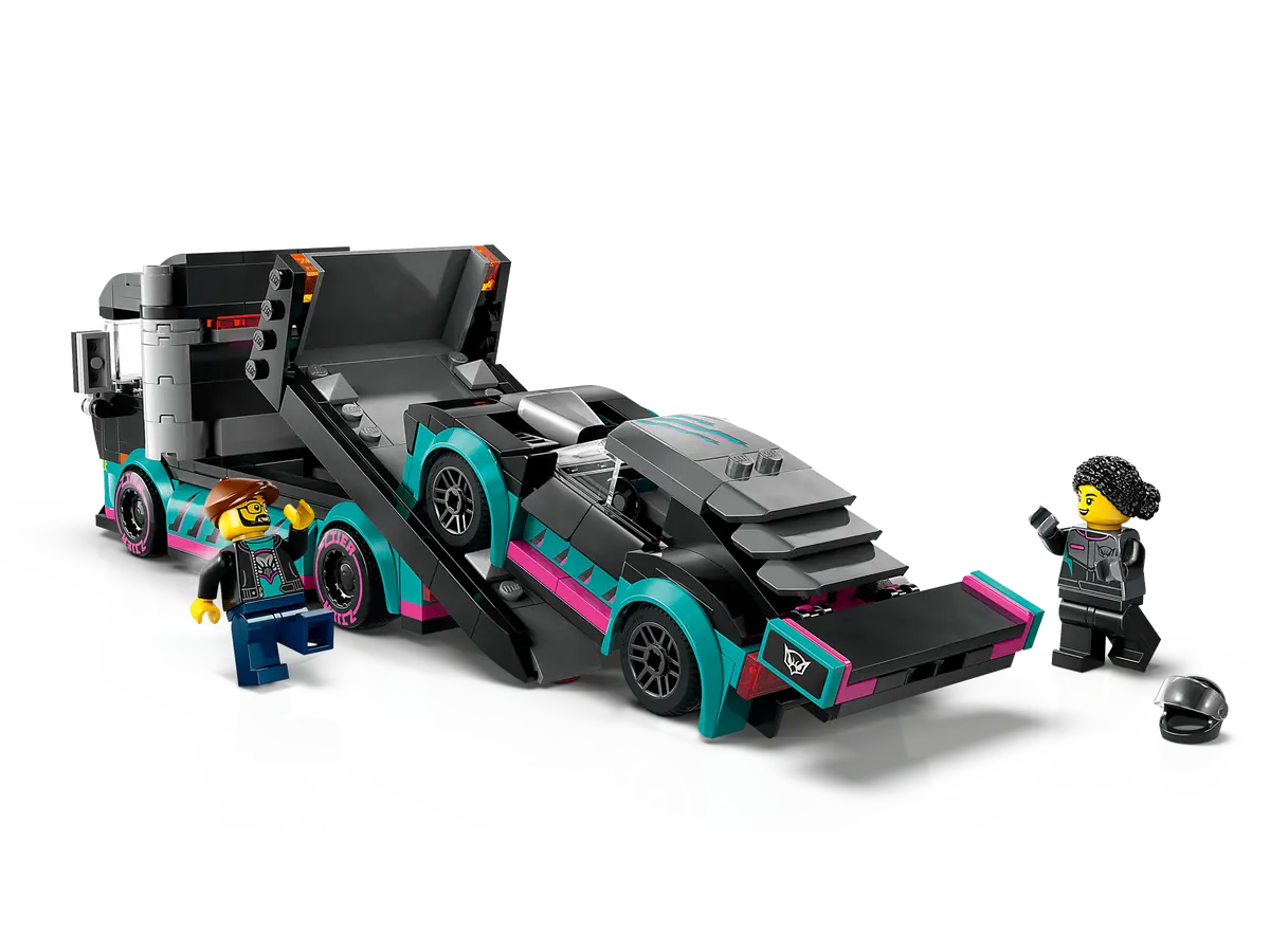 LEGO City 60406 Race Car and Car Carrier Truck