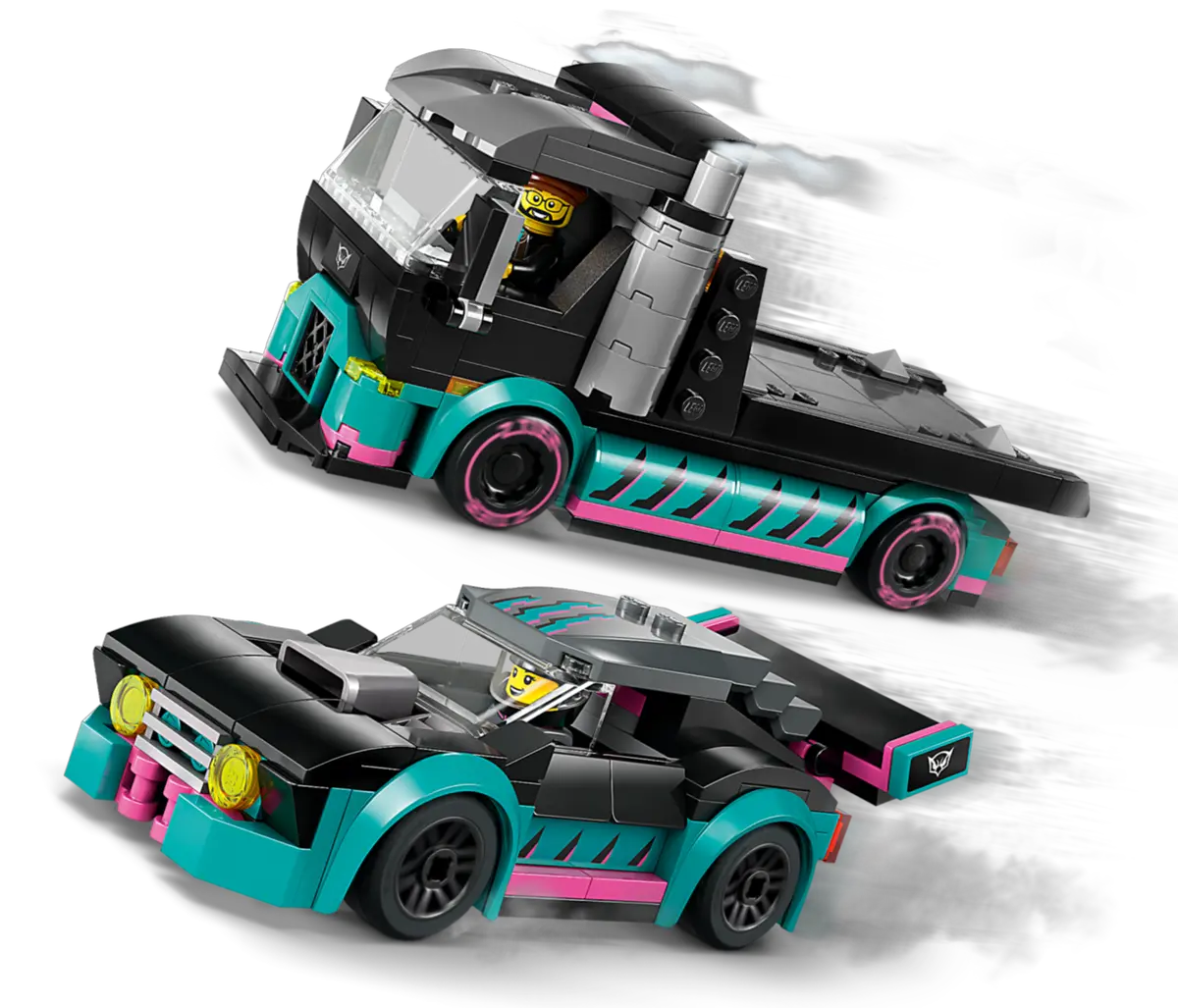 LEGO City 60406 Race Car and Car Carrier Truck
