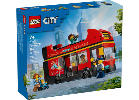 LEGO City 60407 Red Double-Decker Sightseeing Bus