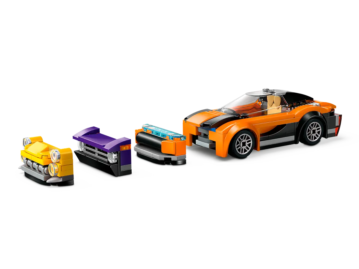 LEGO City 60408 Car Transporter Truck with Sports Cars