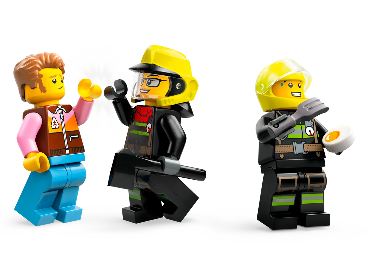LEGO City 60412 4×4 Fire Engine with Rescue Boat
