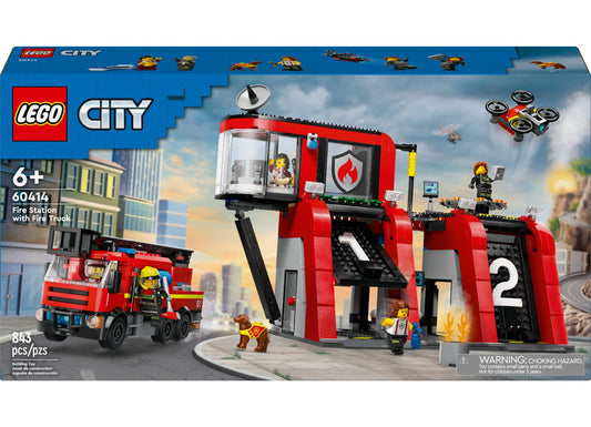 LEGO City 60414 Fire Station with Fire Engine