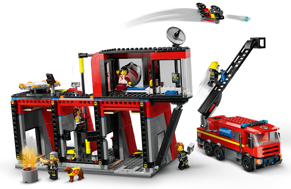 LEGO City 60414 Fire Station with Fire Engine