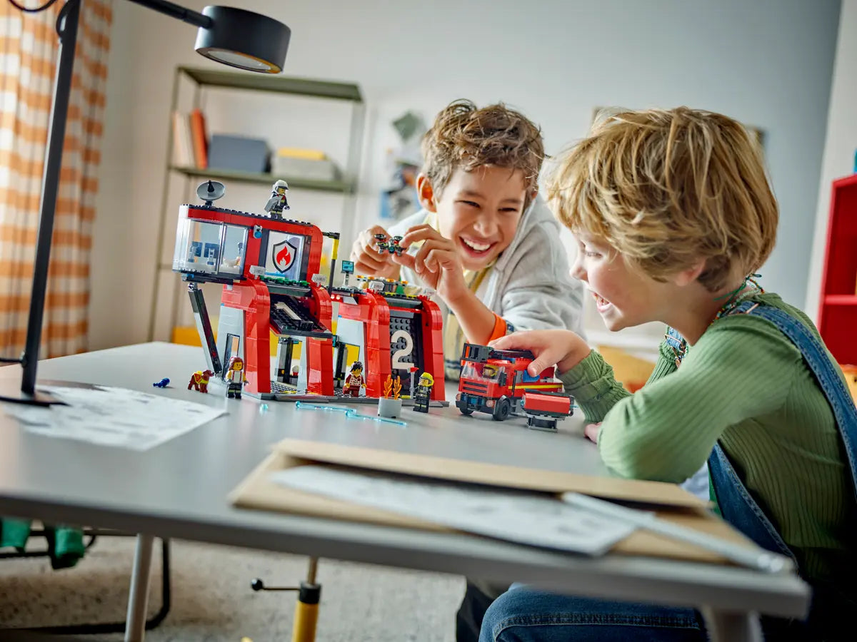 LEGO City 60414 Fire Station with Fire Engine