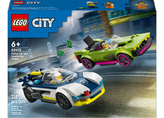 LEGO City 60415 Police Car and Muscle Car Chase
