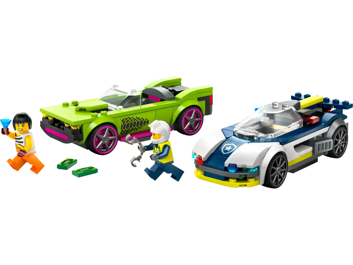LEGO City 60415 Police Car and Muscle Car Chase