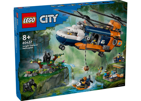 LEGO City 60437 Jungle Explorer Helicopter at Base Camp