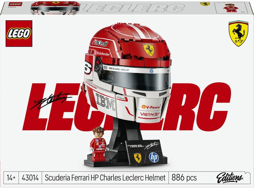 LEGO Editions 43014 Scuderia Ferrari HP Charles Leclerc Helmet