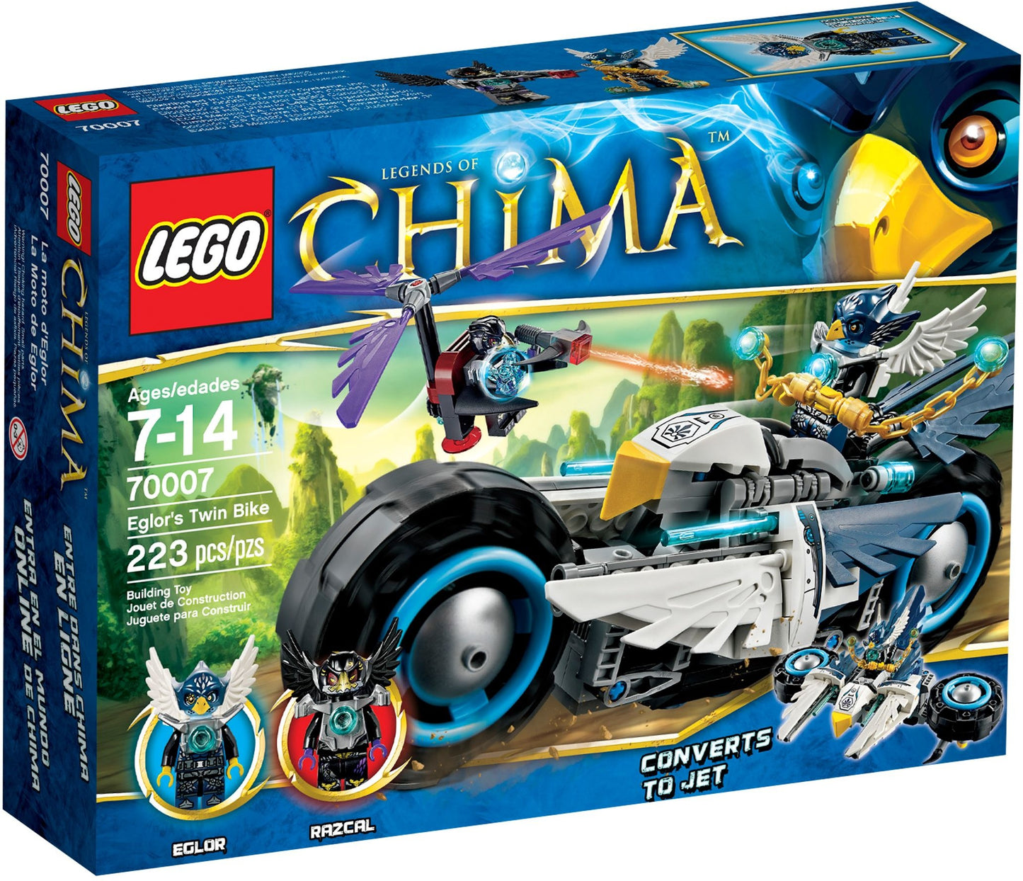 LEGO Chima 70007 Eglor's Twin Bike