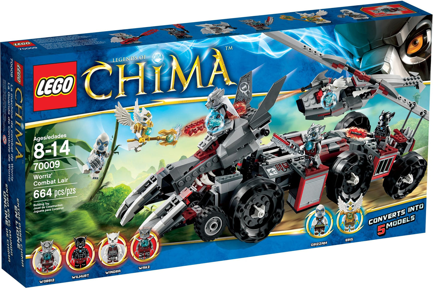 LEGO Chima 70009 Worriz’s Combat Lair