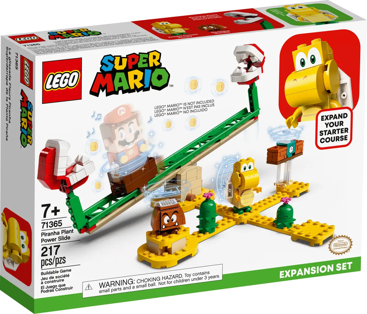 LEGO Super Mario 71365 Piranha Plant Power Slide Expansion